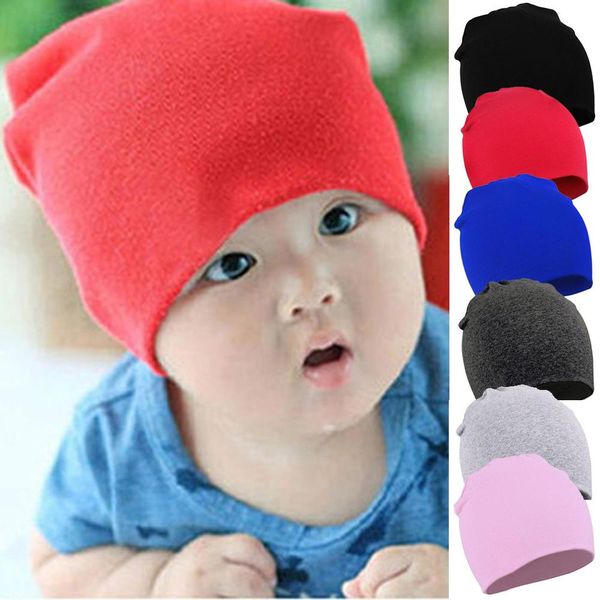 

baby stuff accessories baby hats beanies winter warm girl boy toddler kids children solid hat cotton soft warm cap, Yellow