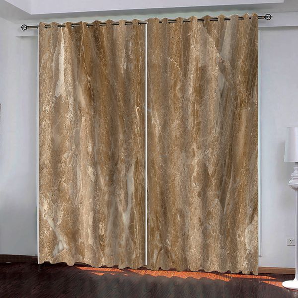 

modern curtains 3d blackout curtains brown stone pattern curtains for living room bedroom kitchen 3d window curtain