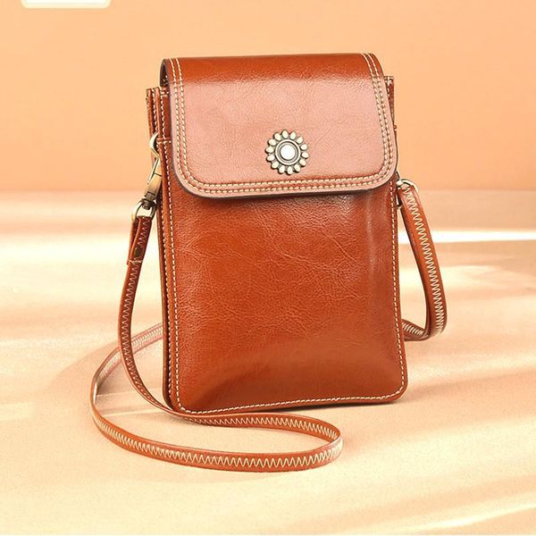 

h90 nalandu fashion leather mobile phone bag women 2020 new fashion women's handbag leather mini messenger bag women