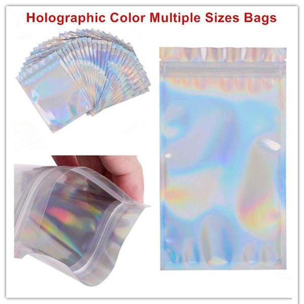 

color zipper proof bag for flat holographic sizes arrival bags favor bag foil party pouch food multiple smell resealable e2008 fqvuv