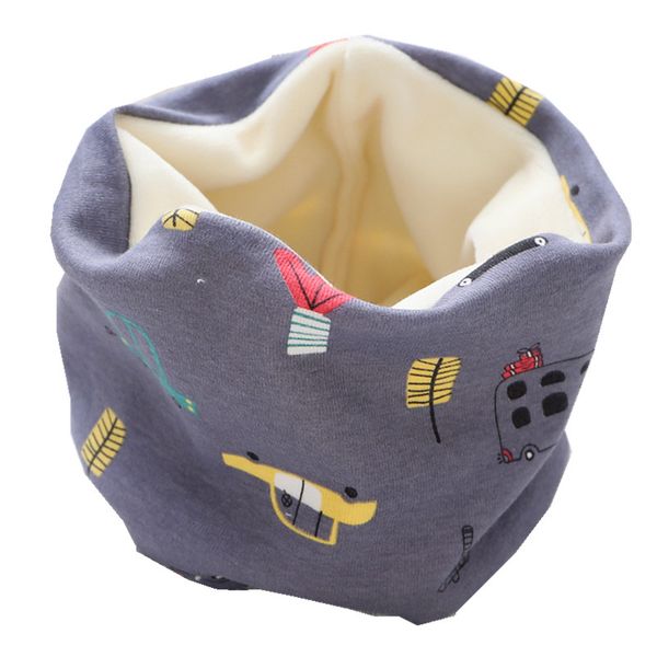 

new spring autumn girls plush collar scarf kids o-ring scarves winter children knitted plush scarf boys girls kids neckerchief, Blue;gray