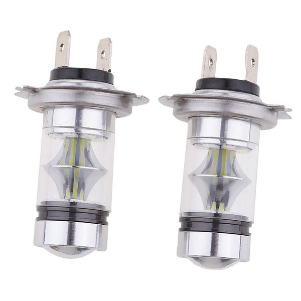 

2pcs white h7 100w авто головной свет лампы светодиодные лампы quick response