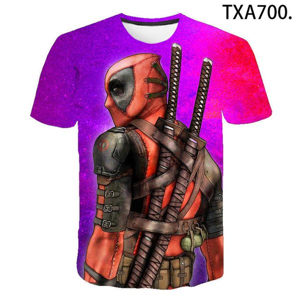 

deadpool boy girl cool 3d print shirts anime horror anime men clothing