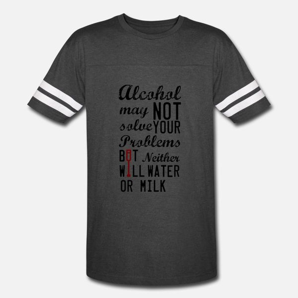 

alcohol t shirt men customized cotton round neck homme gift new style summer pattern shirt