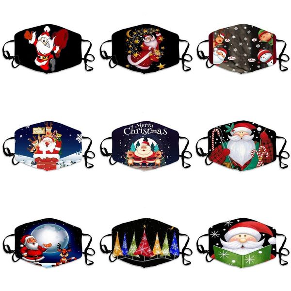 

ghost face masks mascherine animal expression print dustproof anti prectearloop mouth mask#285, Black