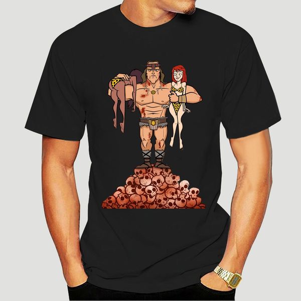 

conan the barbarian funny t-shirt arnold schwarzenegger tee s wos all sizes 100% t shirt wo tee-3169a