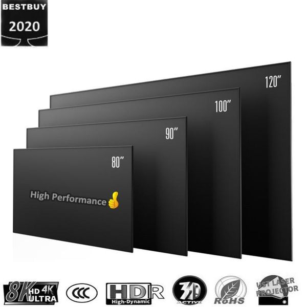 

edge ambient light rejecting fixed frame projection screen ceiling light rejecting screen for ultra short throw projector