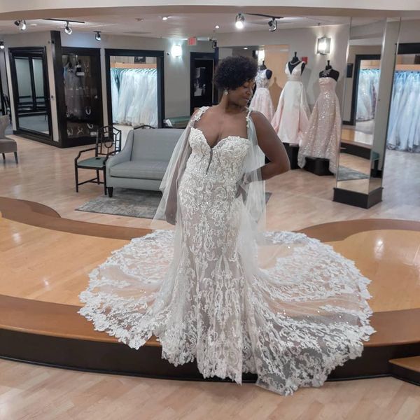 

unique designer wedding dresses 2021 plus size arabic aso ebi luxurious lace beaded bridal gowns backless wraps mermaid wedding wear, White