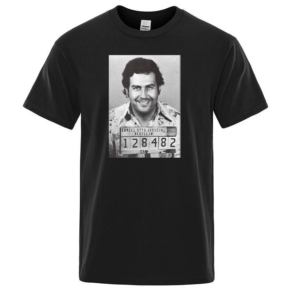 

pablo escobar male t-shirt colombian drug lord men tshirts cotton t shirt funny streetwear man tee shirt