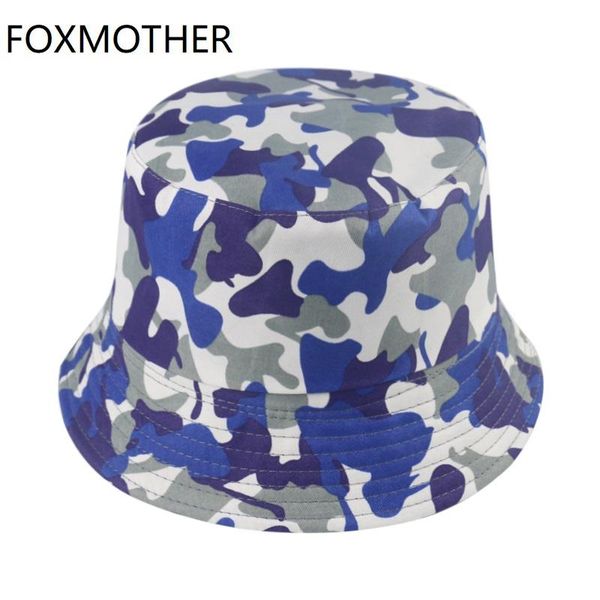 

camouflage fashion mens new caps 2020 reversible blue summer bucket panama hats bob women fishing camo foxmother bwxva mycutebaby007, Black;white