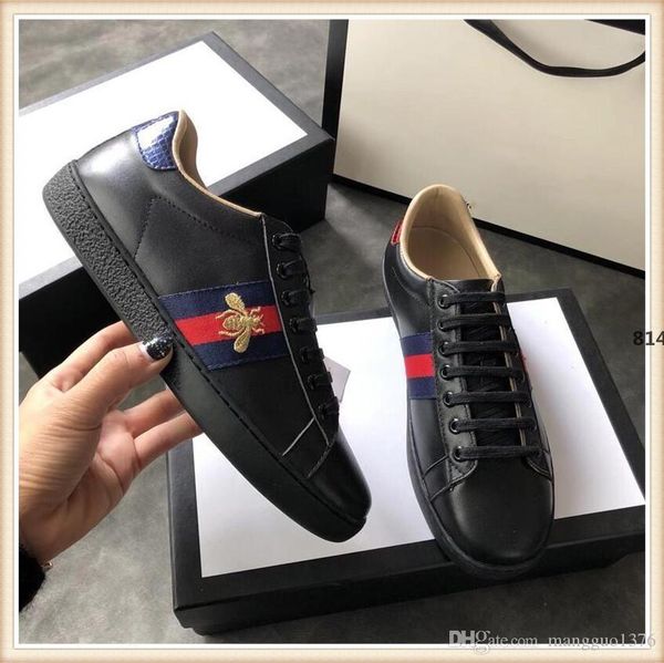 

luxury designer 814 2019 velvet black men s and women s shoes thick-soled casual sneakers leather solid color dress sho