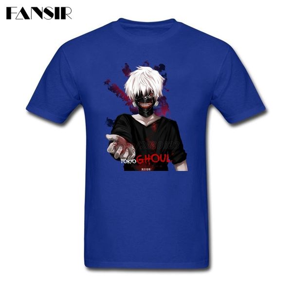 

summer tees shirt men tokyo ghoul ken kaneki anime men tshirts short sleeve crewneck cotton group brand clothing