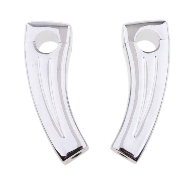 

1 pair 13cm chrome motorcycle handlebar pull back risers universal 22mm 7/8