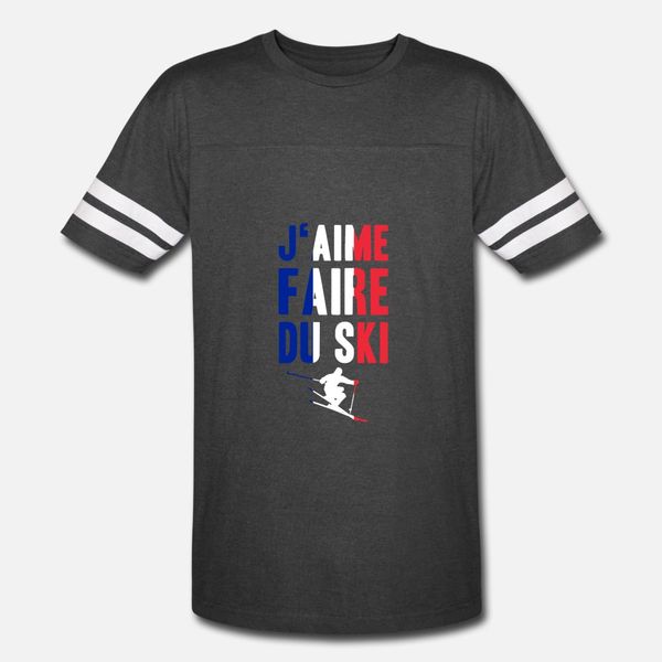 

skiing t shirt men personalized 100% cotton plus size 3xl solid color loose building spring cool shirt