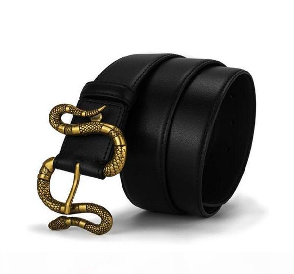 

fashion snake belts new designer men women buckle belt male gold silver leather brand belts mens cool designer online sale, Black;brown