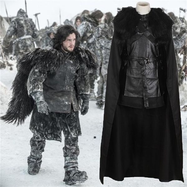 

pieces fashion style song of ice and fire homme cosplay mens halloween designer theme costume seven, Black;red
