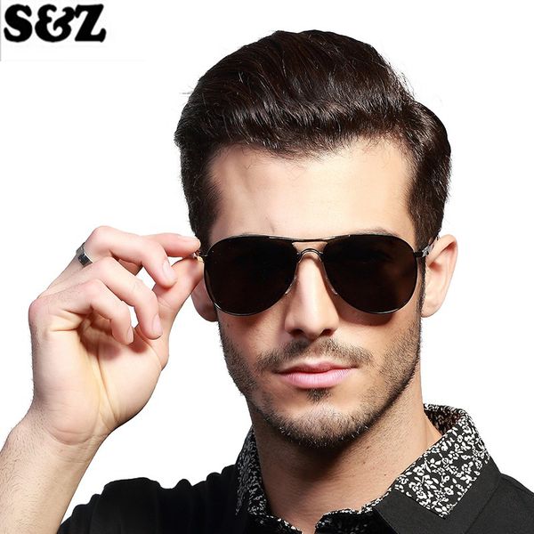 

sunglasses luxury men's polarized coating mirror men driving mirrors oculos eyewear sun glasses for man with 3 colors optional, White;black