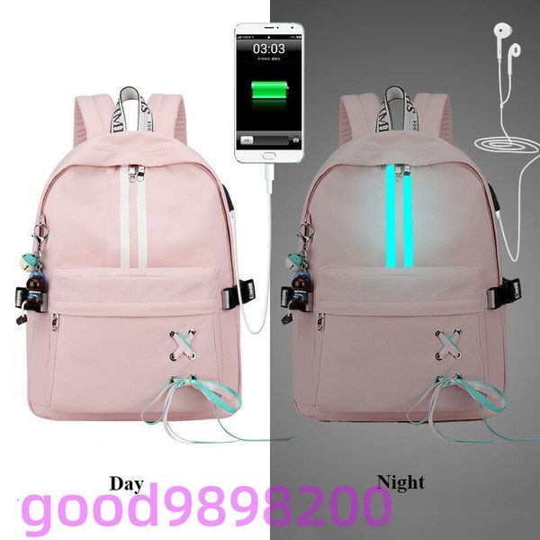 

tourya fashion anti theft reflective waterproof women backpack usb charge school bags for girls travel laprucksack bookbags
