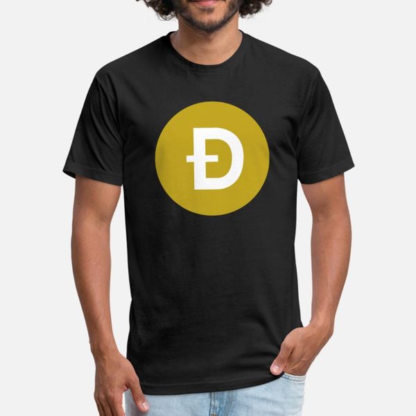 

dogecoin doge t shirt men personalized 100% cotton o-neck outfit sunlight comical summer standard shirt