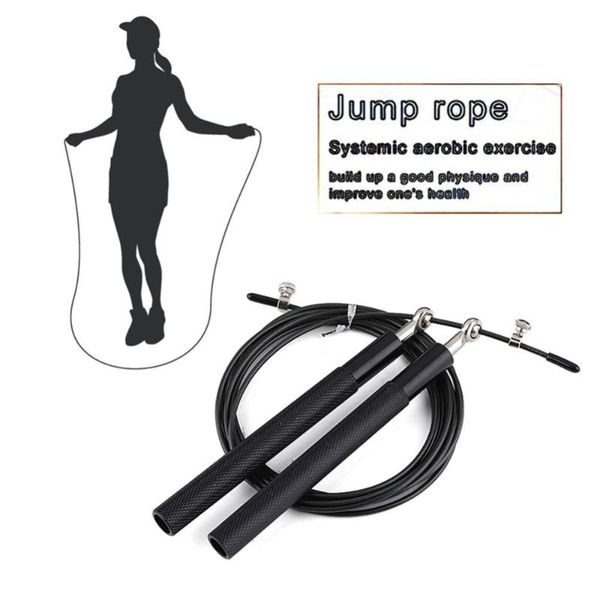 

jump ropes jumping boxing skipping high speed rope aerobic steel wire skip sport fitness workout adjustable