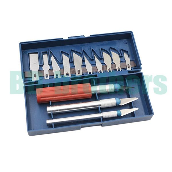 

cgjxs13pc graver alloy sharp blade precision knife set mud sculpture paper carving knife 40set /lot