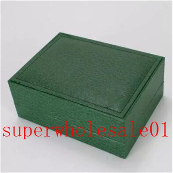 

2020new fashion sell watch box mens for rolex watch box original inner outer womans watches boxes men wristwatch green box booklet card 9033, Black;blue