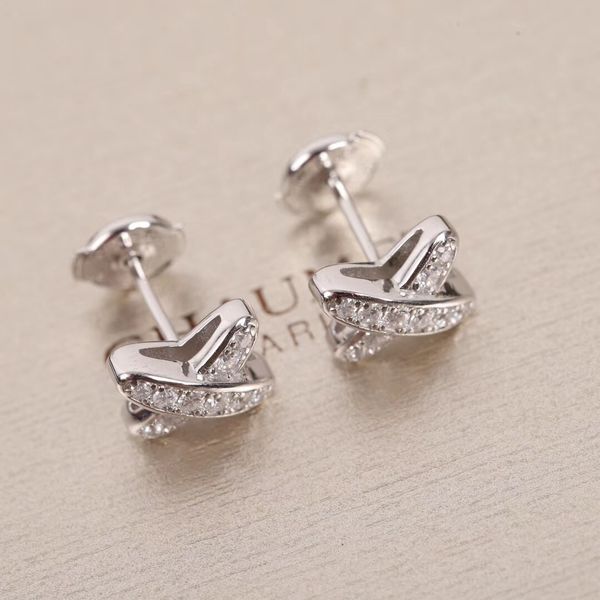 

luxurious quality no fade no change color women charm earring with diamond decorate for women wedding gift drop shipping ps6690a, Golden
