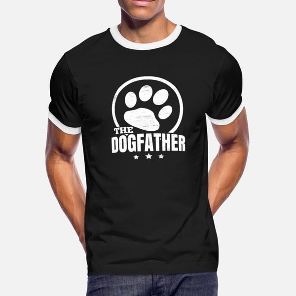 

в dogfather собак paw подарочные тенниски мужчин полиграфическая хлопка o-шея джентльмены graphic смешной лето урожай рубашка