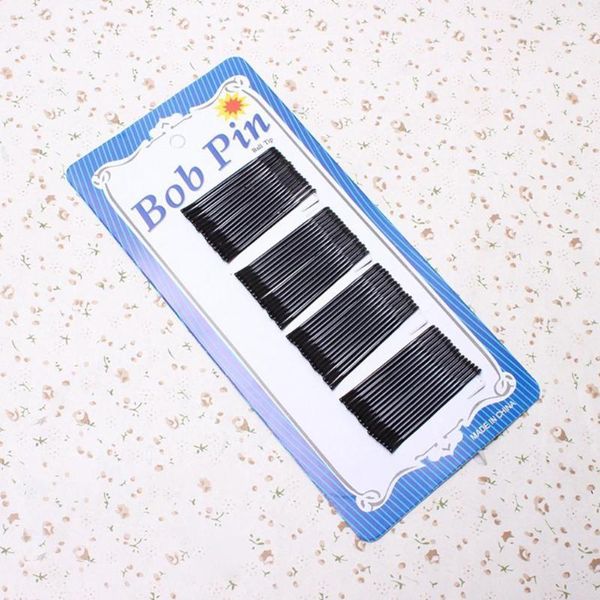 

4cm 60 wavy disc black clip korean version of lacquer clip bang e9o1