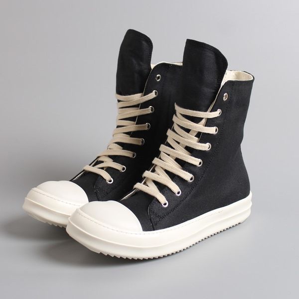 

size 35-46 hip-hop men's high-sneakers casual shoes couple tenis masculino retro platform sneakers basket zipper shoes, Black;red