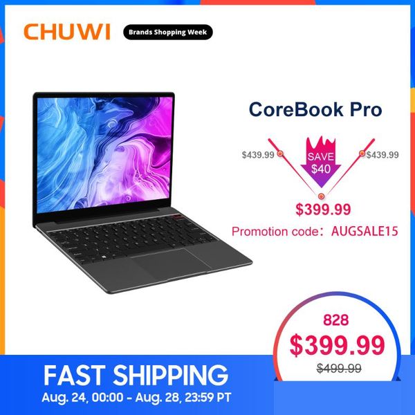 

chuwi original corebook pro 13inch lapintel core i3-6157u dual core 8gb ram 256gb ssd windows 10 system backlit keyboard