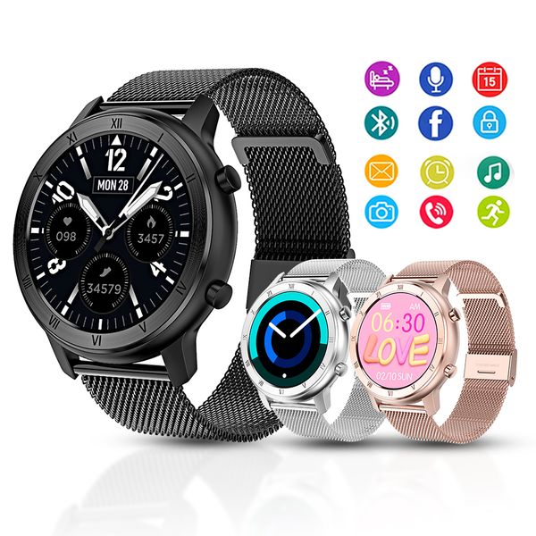 

ecg smart watch 2020 full touch round screen ip68 waterproof smartwatch women for android ios phone men watch