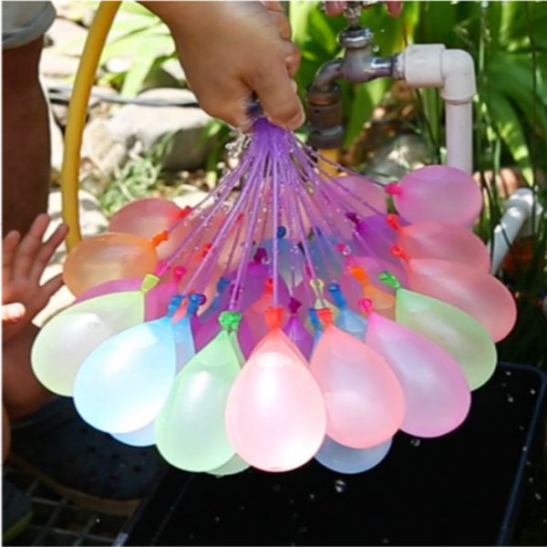 

colorful swimming pool party and summer fun,bombs eaaily and quickly filled