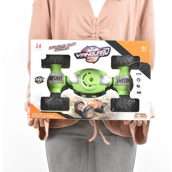 

kid toy double-sided driving four-wheel drive twisted stunt vehicle for child electric toy kid gift 05