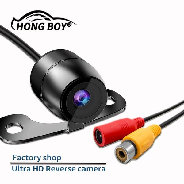 

car rear view camera reverse universal hd color image video night vision 170 degree wide angle waterproof backup for car camera