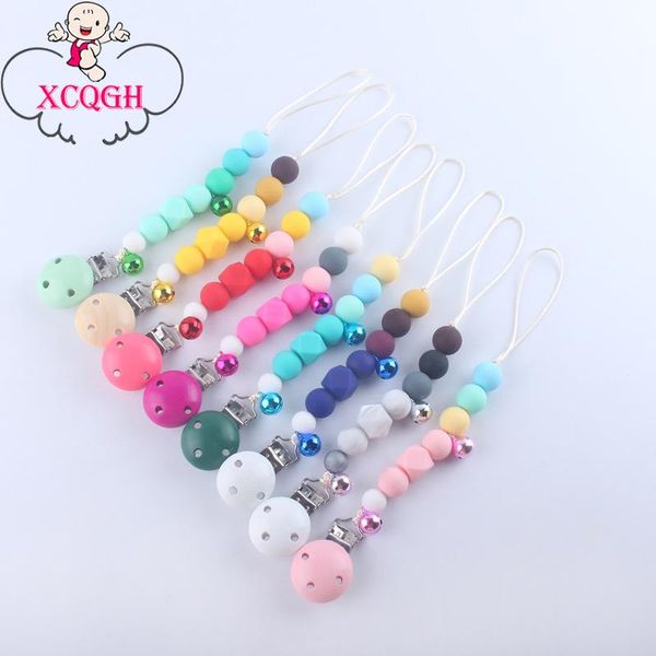 

toddler ring for candy beads nipple color xcqgh silicone pacifier food feeding grade holder clips infant bells oewrk