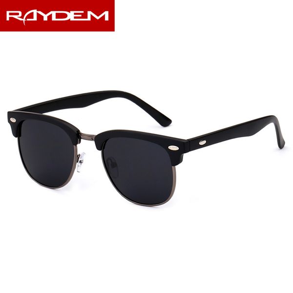 

2020 new pc alloy frame men sunglasses polarized fashion women colorful retro sun glasses male female eyeglasses, White;black