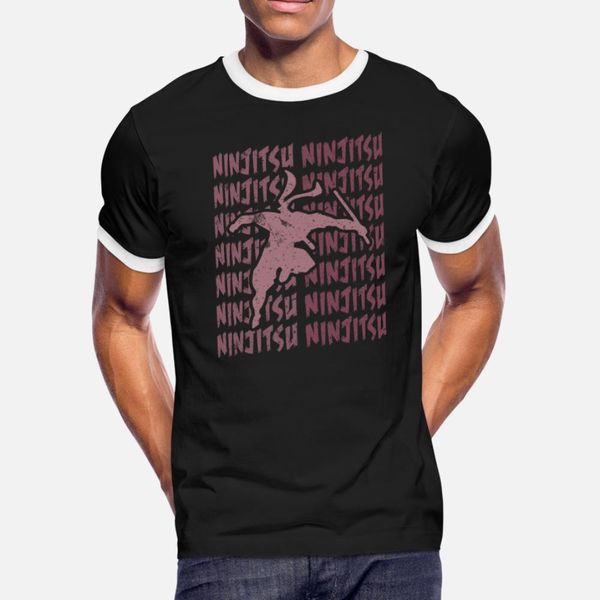 

ninjutsu repeat ninja martial arts training t shirt men designing cotton crew neck normal crazy funny casual spring autumn novelty shirt