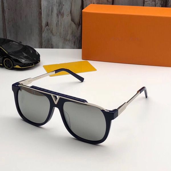 

2020 new mens luxury logo sunglass men attitude sunglass gold frame square metal frame vintage style outdoor design classical model 0937, White;black