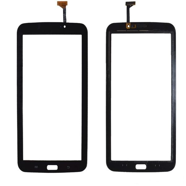 

50pcs touch screen digitizer glass lens with tape for samsung galaxy tab 3 7.0 t210 t211 dhl