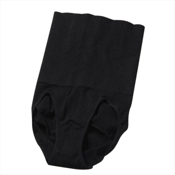 

2 colors women high waist shapewear seamless tummy control body shaper panty tummy briefs nylon black, flesh color