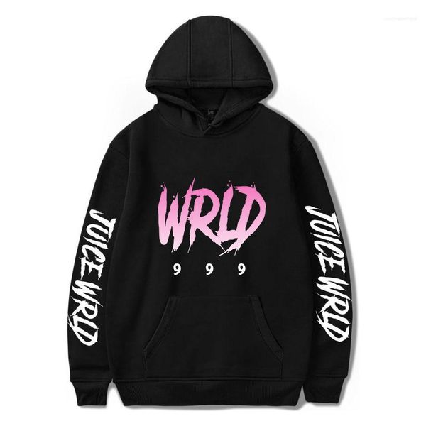 

rapper rip sweatshirts 999 juice wrld mens hoodies spring autumn hooded casual hiphop, Black