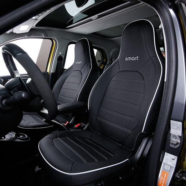 

car leather seat cover for smart 453 fortwo automotive interior protection accessories styling decoration