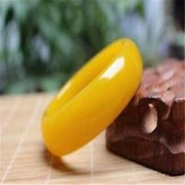 

chinois 100% naturel jaune jade jadÃ©ite perle perles bracelet 56mm-62mm, Black