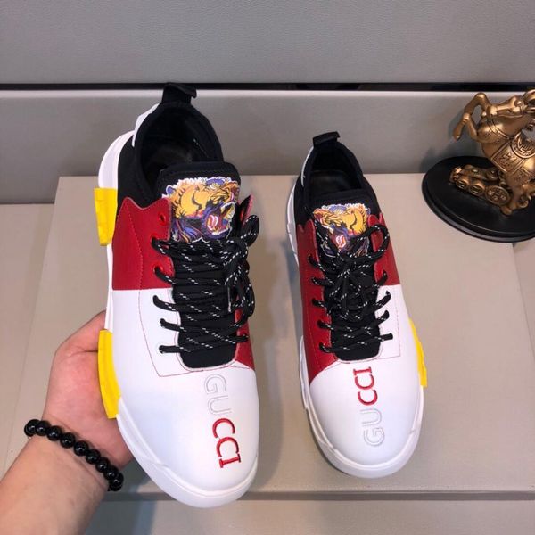 

2021f limited edition new fashion trend wild men 's casual comfort shoes ,brand sports shoes ,original box packaging 38 -44, Black