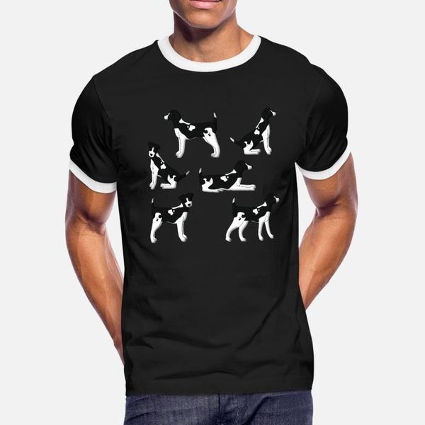 

smooth fox terrier t shirt men character 100% cotton s-3xl kawaii sunlight basic spring autumn pictures shirt