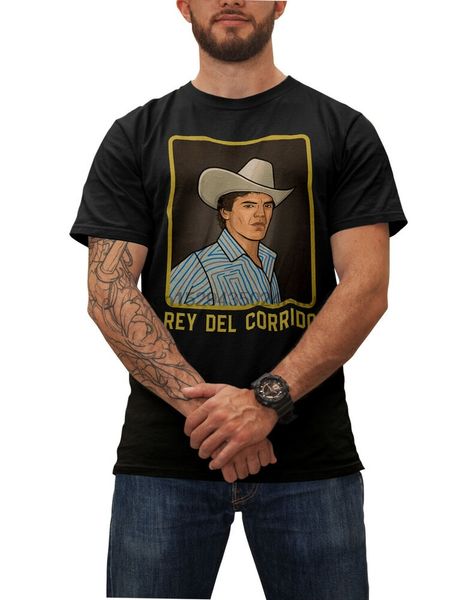 

chalino sanchez shirt el rey del corrido t-shirt black playera s m l xl 2xl new