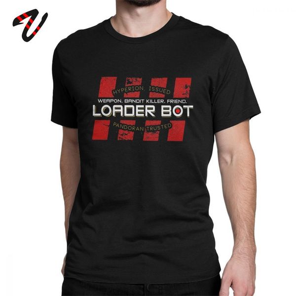 

men t shirt tftb video game tshirt tales from borderlands loader bot novelty tees 100% cotton t-shirts graphic printed clothing