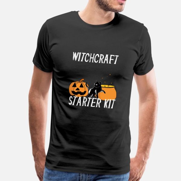 

witchcraft starter kit cat witch funny design for t shirt men character short sleeve o neck normal cute new style spring autumn shirt