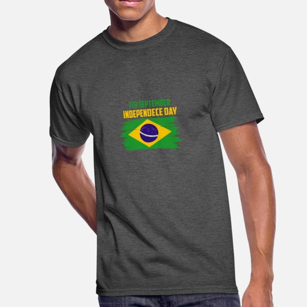 

seventh of september brazil independence day t shirt men custom short sleeve round neck pattern gift comfortable summer trend shirt